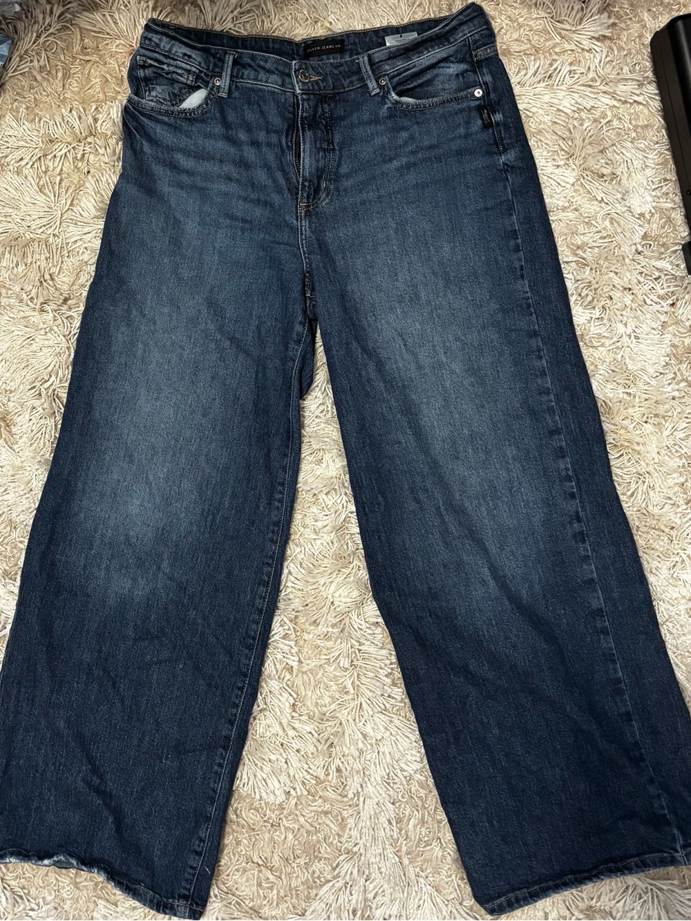 Wide Leg Dark Blue Women’s Jeans